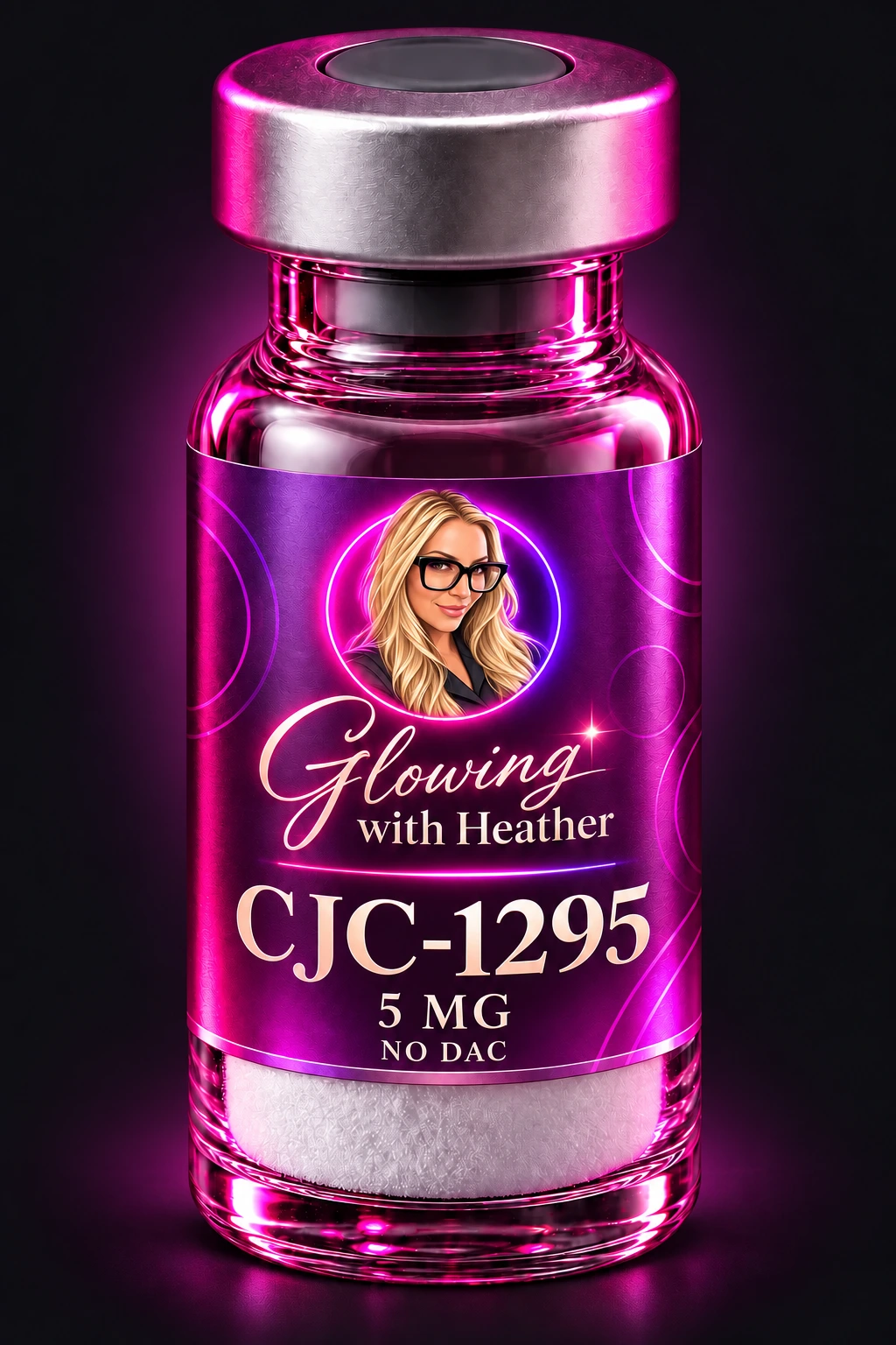 CJC-1295 5mg, no DAC vial by Glowing with Heather